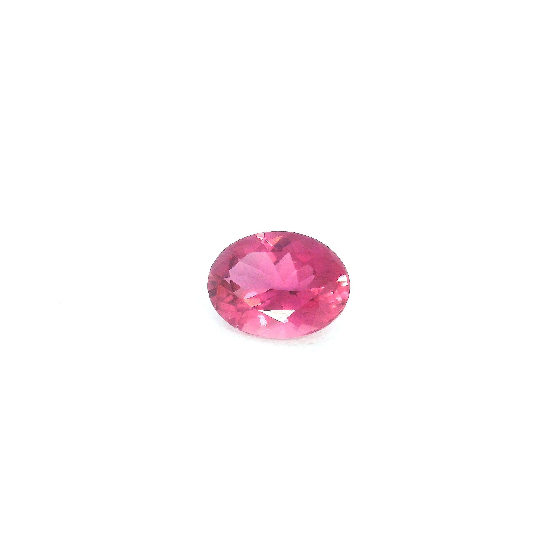 Turmalin 1,29 ct, różowy, szlif owalny