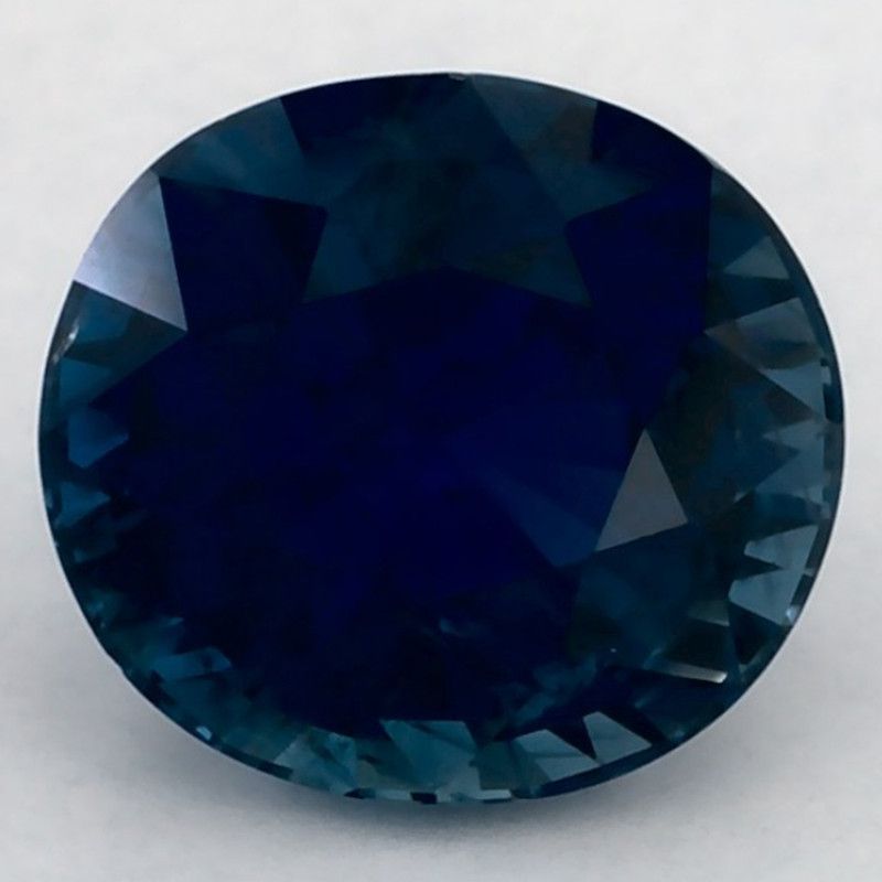 Szafir 1,83 ct, niebieski, szlif owalny