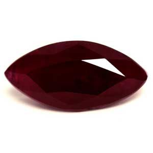 RUBY FACETED 1.66ct RED Deep Red SI REST_OF_AFRICA NONE