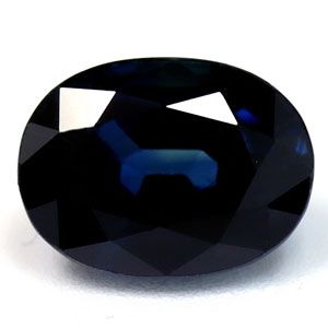 Szafir 2,03 ct, morski, szlif owalny