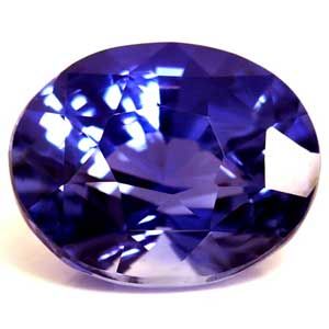 Szafir 3,10 ct, niebieski, szlif owalny
