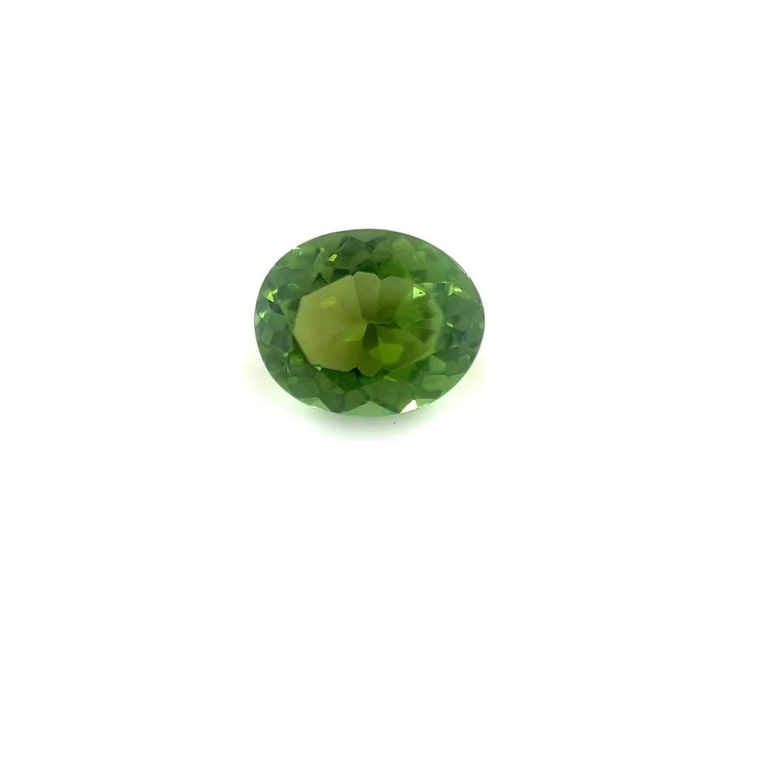 Turmalin 1,30 ct, zielony, szlif owalny