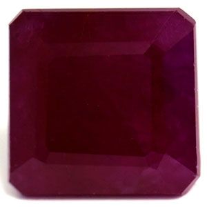 Rubin 3,04 ct, czerwony, szlif szmaragdowy