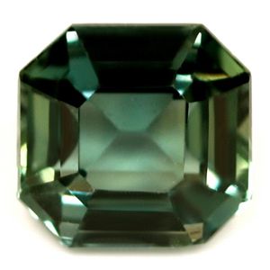 Szafir 1,05 ct, morski, szlif cushion