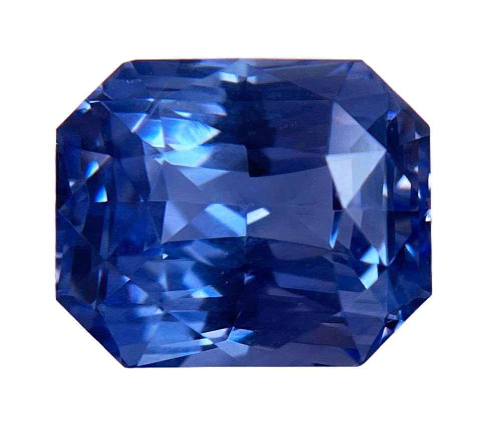 SAPPHIRE FACETED 9.03ct BLUE Blue EC SRILANKA NONE