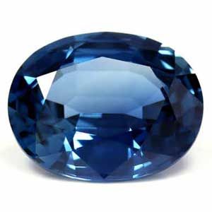 Szafir 4,05 ct, niebieski, szlif owalny