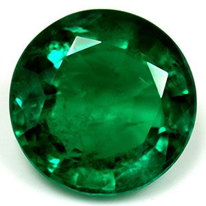 Szmaragd 3,46 ct, zielony, szlif okrągły