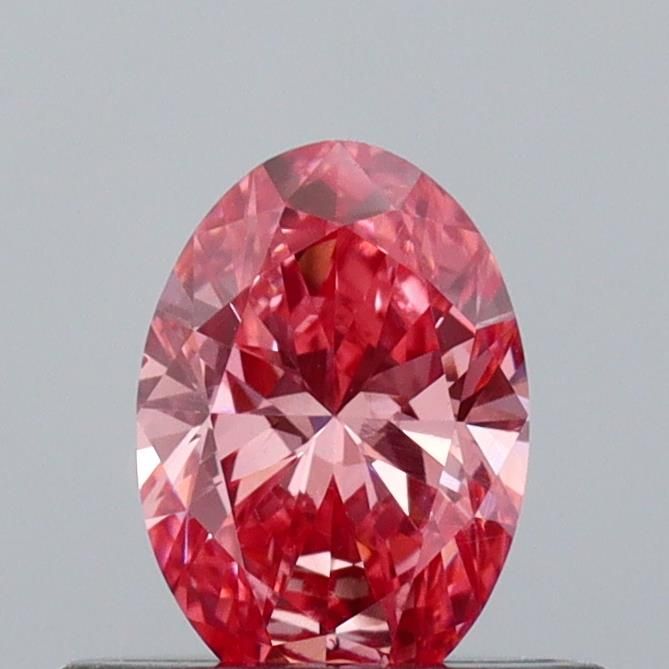 0.47 CT Fancy Vivid Pink OVAL