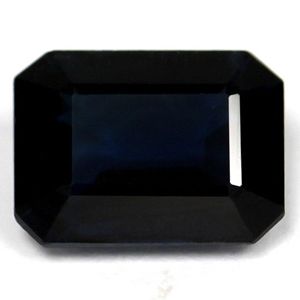 Szafir 2,57 ct, niebieski, szlif szmaragdowy