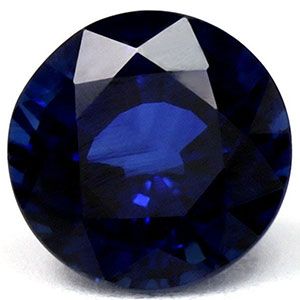 SAPPHIRE FACETED 1.08ct BLUE Intense Blue EC SRILANKA HEATED