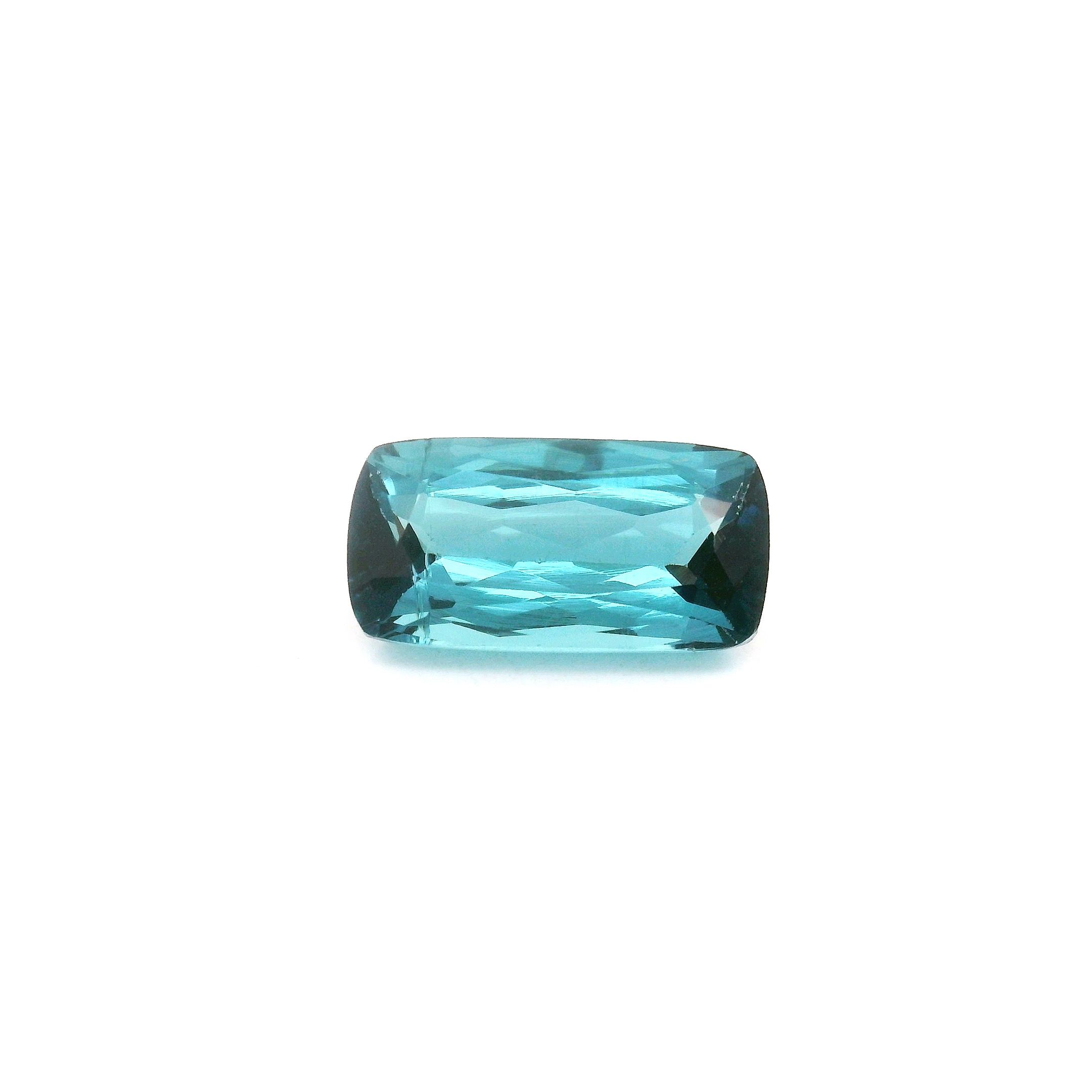 Turmalin 2,32 ct, niebieski, szlif cushion