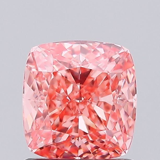 1.01 CT Fancy Vivid Pink CUSHION MODIFIED