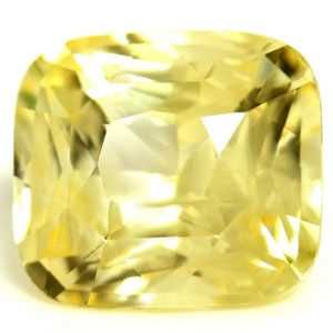 Szafir 2,21 ct, żółty, szlif cushion