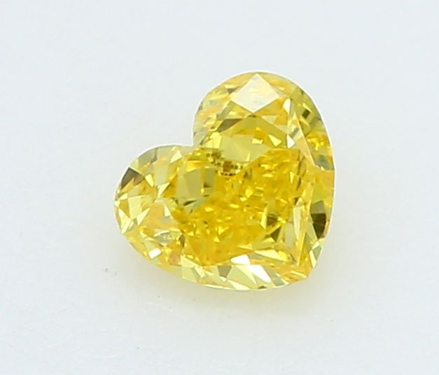 0.15 CT Fancy Vivid Green HEART