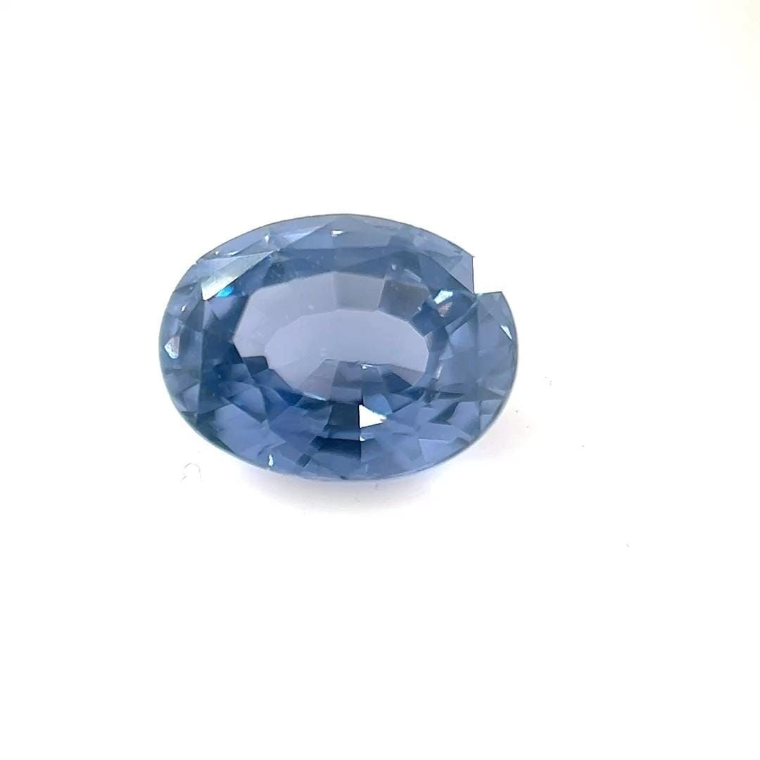 Spinel 1,71 ct, niebieski, szlif owalny