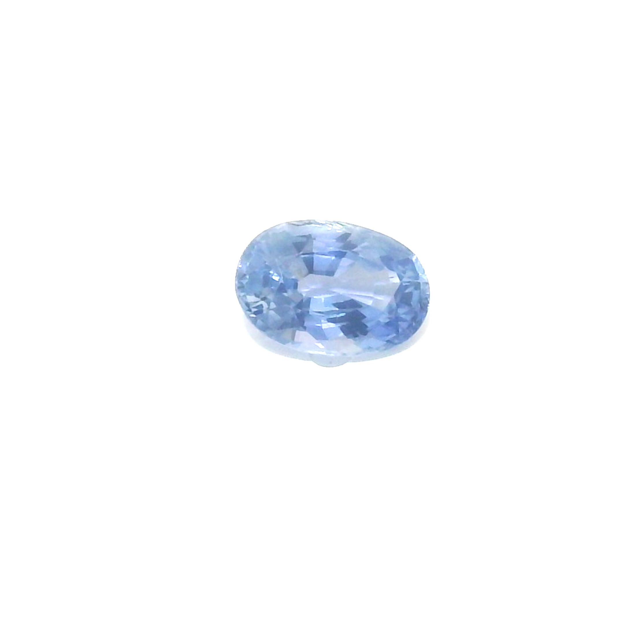 Szafir 1,18 ct, niebieski, szlif owalny