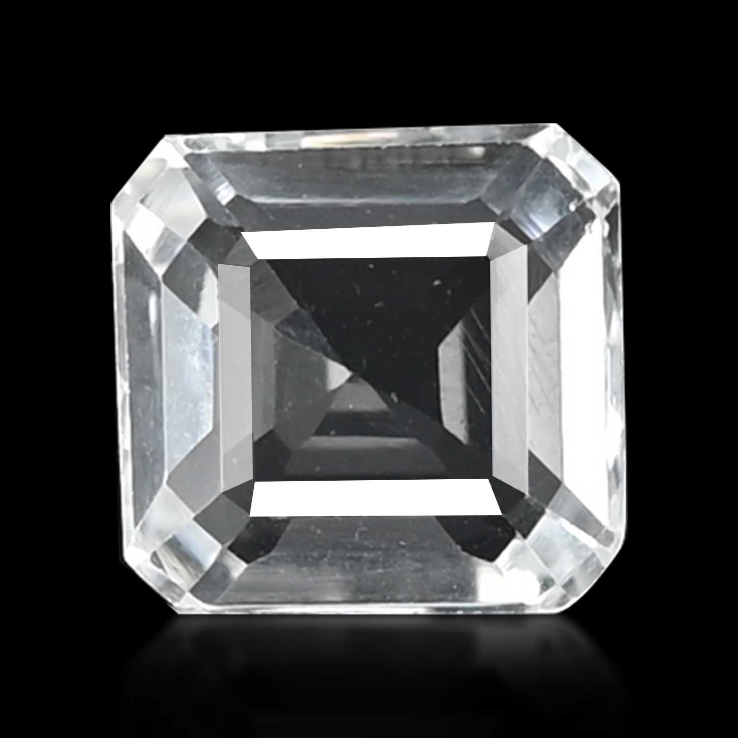 TOPAZ FACETED 8.52ct WHITE MI BRAZIL NONE