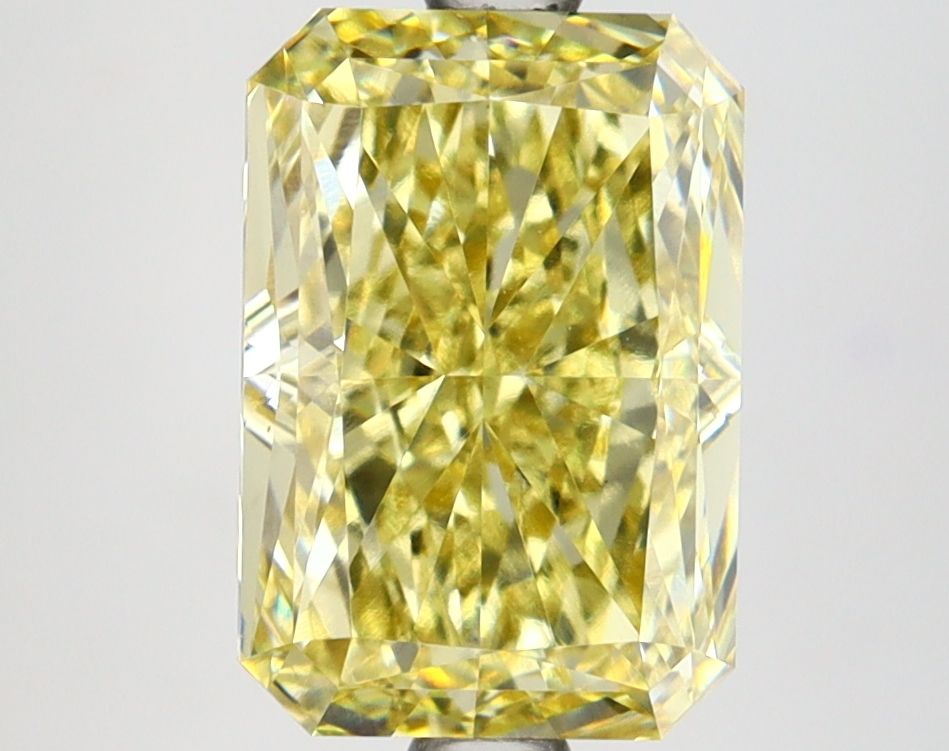 RADIANT 3.01ct Fancy Intense Yellow VVS2 – EX EX NON
