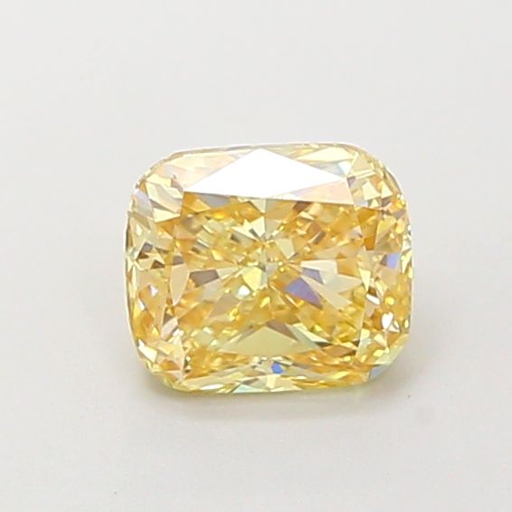 1.03 CT Fancy Light Brown Yellow CUSHION MODIFIED
