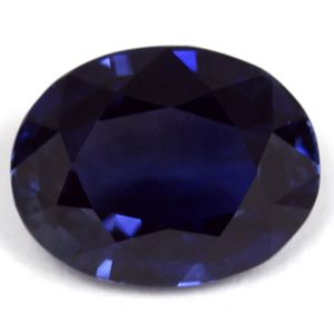 SAPPHIRE FACETED 3.82ct BLUE Intense Blue EC MADAGASCAR NONE
