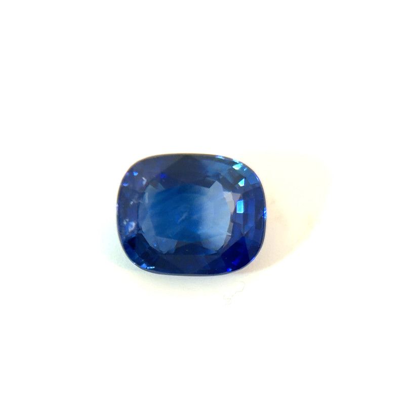Szafir 2,54 ct, niebieski, szlif cushion