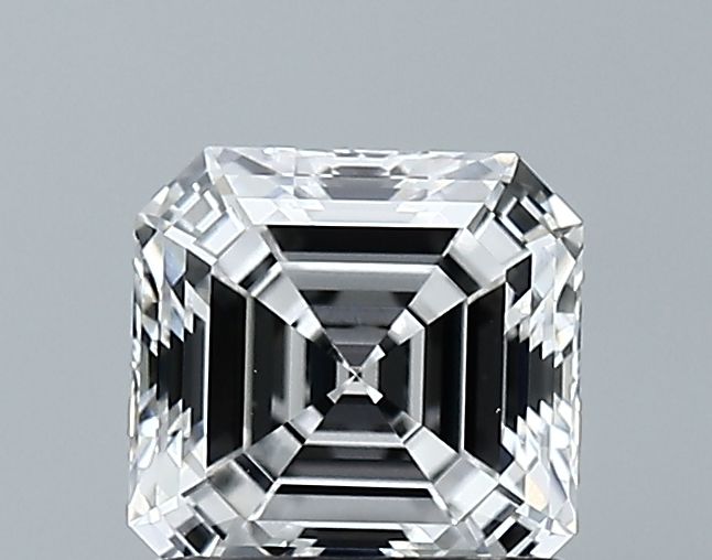 1.22 carat e VVS2 EX  Cut GIA asscher diamond