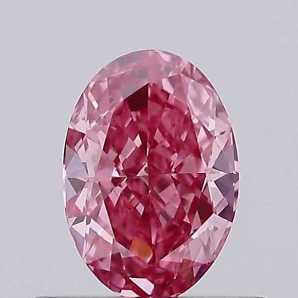 0.48 CT Fancy Vivid Pink OVAL