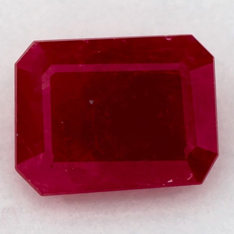 RUBY FACETED 1.52ct RED Red SI MOZAMBIQUE HEATED
