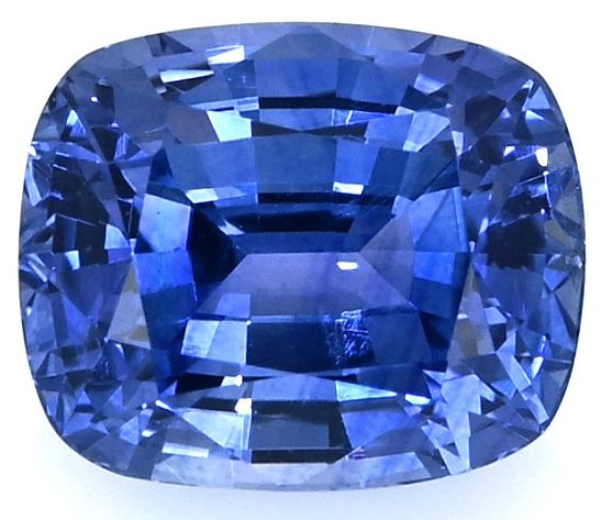 Szafir 1,68 ct, niebieski, szlif cushion