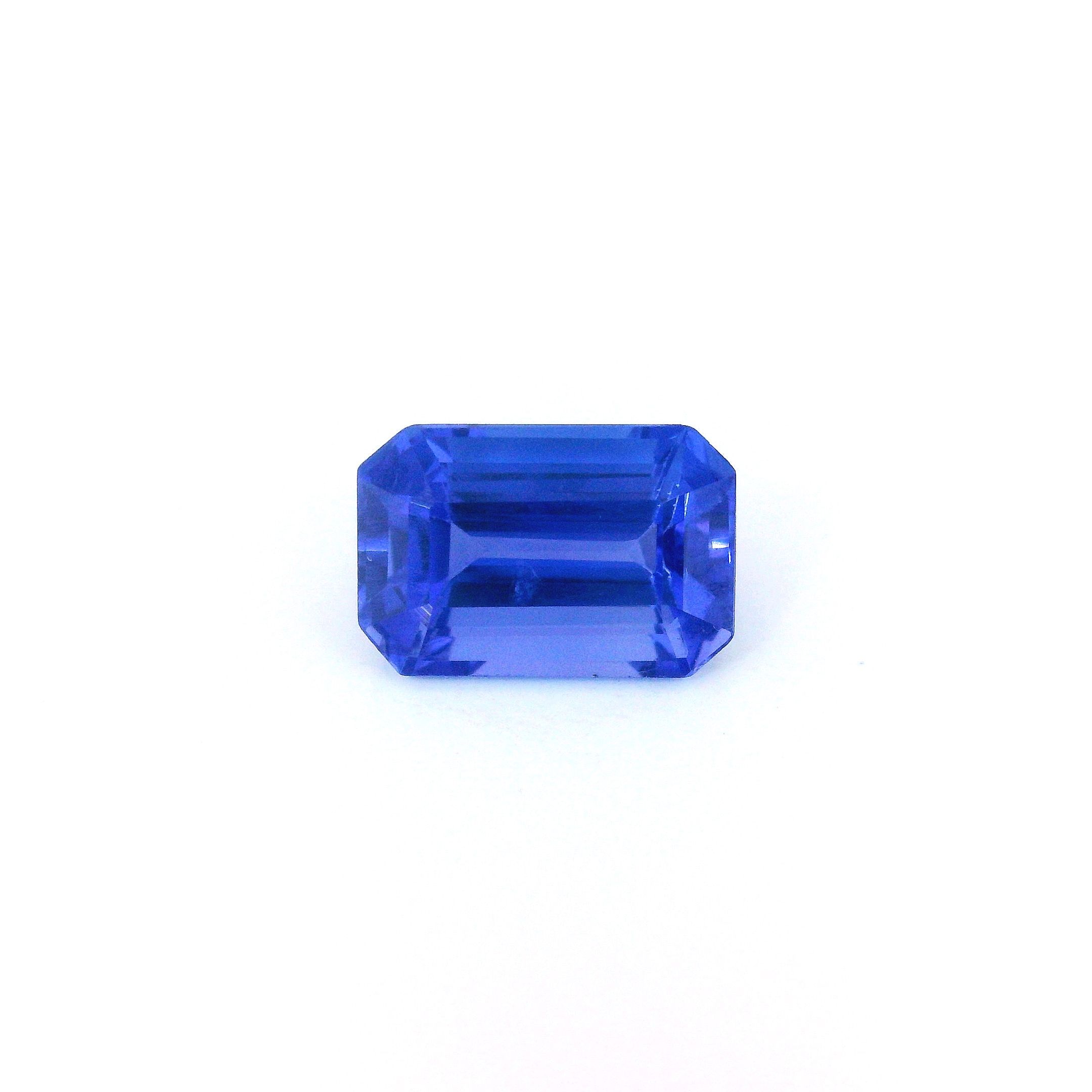 Tanzanit 1,91 ct, fioletowy, szlif ośmiokątny