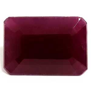 Rubin 6,52 ct, czerwony, szlif szmaragdowy