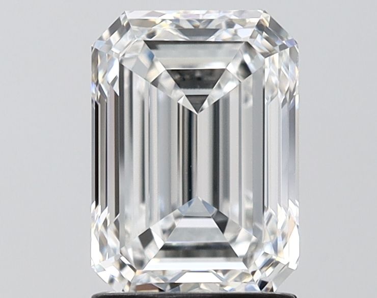 Diamant Émeraude 1.90 ct - Couleur E - Pureté VS1