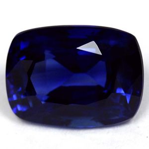 SAPPHIRE FACETED 3.38ct BLUE Intense Blue EC SRILANKA HEATED