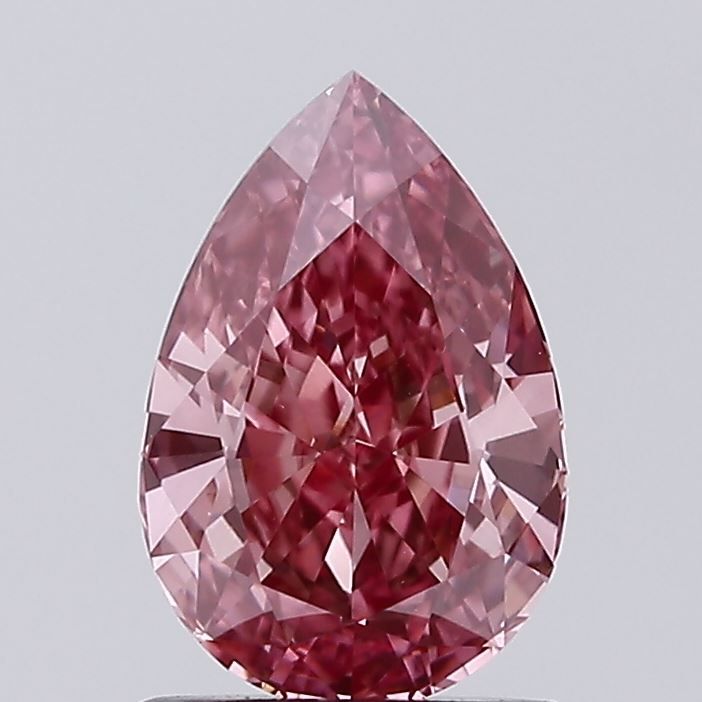 1.24 CT Fancy Vivid Pink PEAR