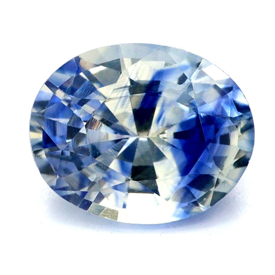 Szafir 1,55 ct, wielobarwny, szlif owalny