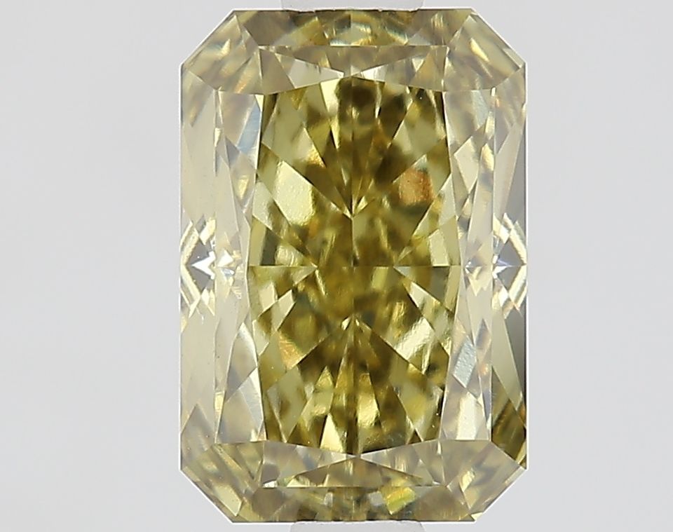 1.53 CT Fancy Intense Gray Yellow RADIANT