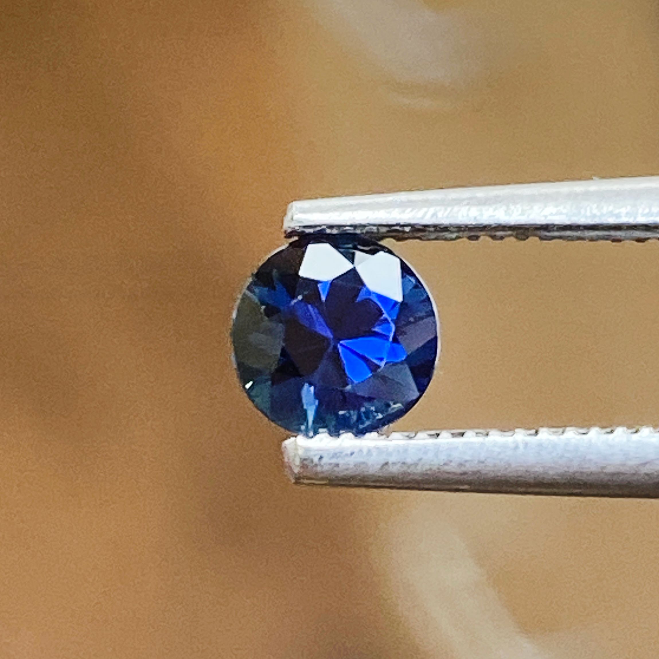 SAPPHIRE FACETED 0.45ct BLUE Blue EC SRILANKA HEATED