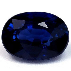 Szafir 1,31 ct, niebieski, szlif owalny