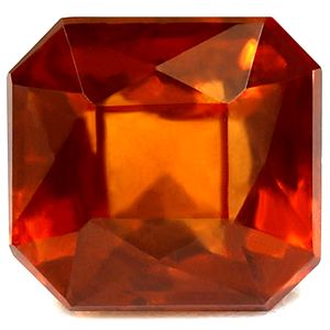 Granat 2,69 ct, pomarańczowy, szlif szmaragdowy