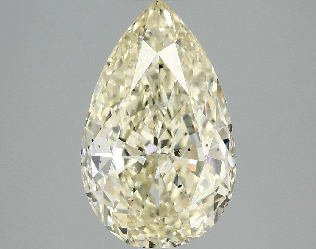 PEAR 3.08ct Fancy Intense Yellow SI1 – EX EX NON