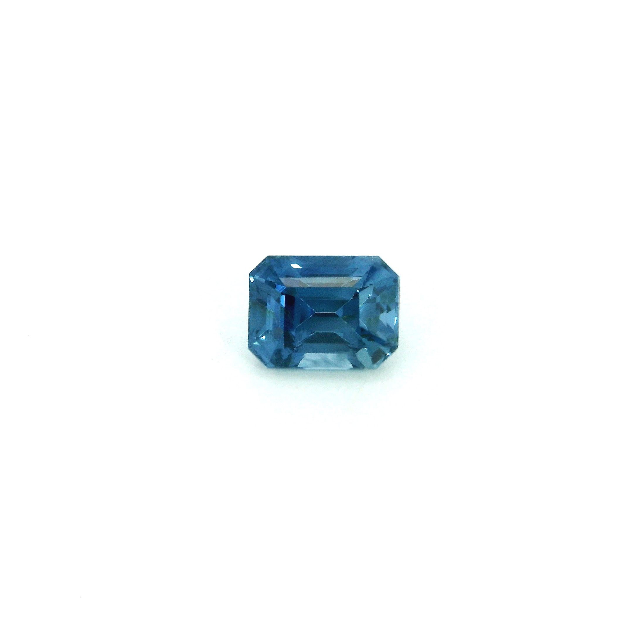 Szafir 1,05 ct, niebieski, szlif ośmiokątny