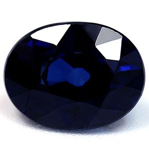 Szafir 1,86 ct, niebieski, szlif owalny