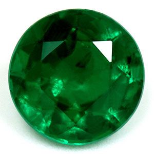 Szmaragd 1,13 ct, zielony, szlif okrągły