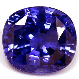 Szafir 8,00 ct, niebieski, szlif cushion