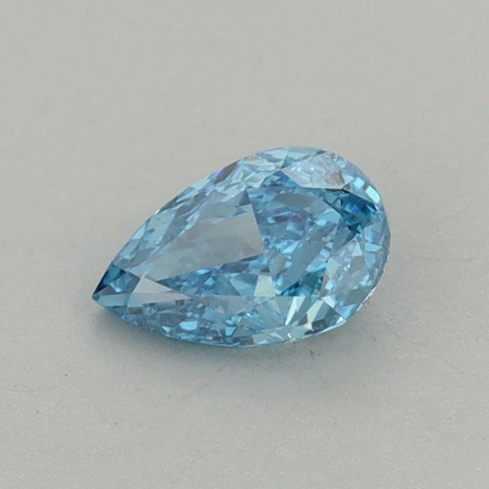 0.4 CT Fancy Vivid Blue PEAR