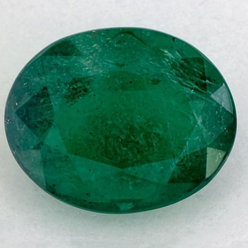 Szmaragd 3,13 ct, zielony, szlif owalny