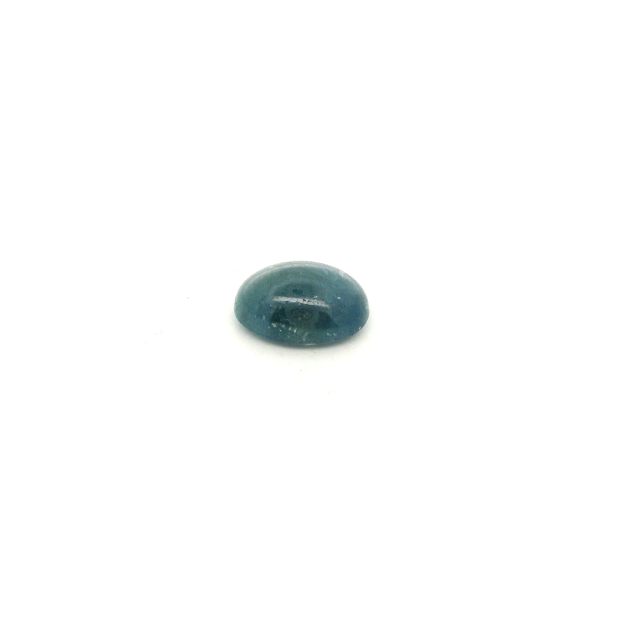 Szafir 1,05 ct, niebieski, kaboszon