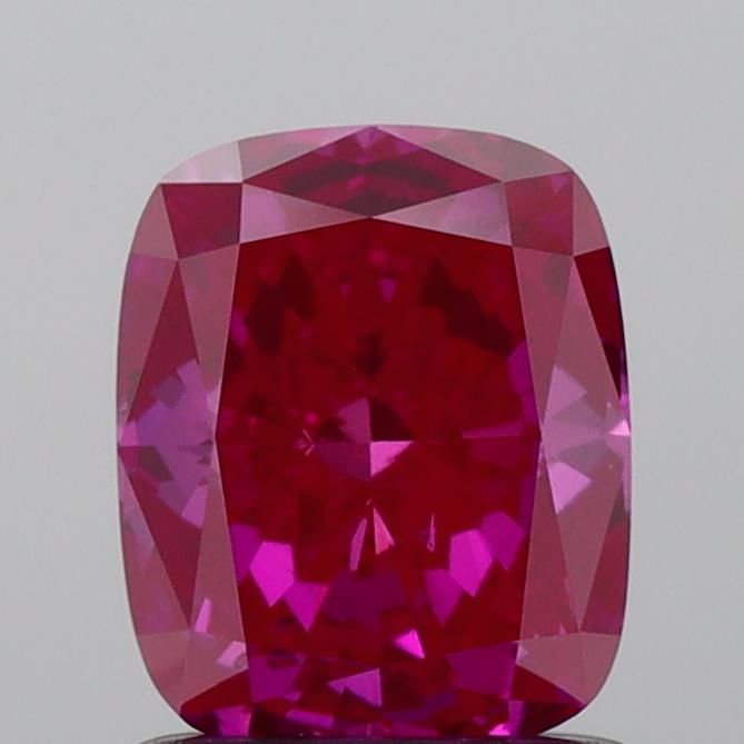 1.0 CT Fancy Deep Pink CUSHION BRILLIANT