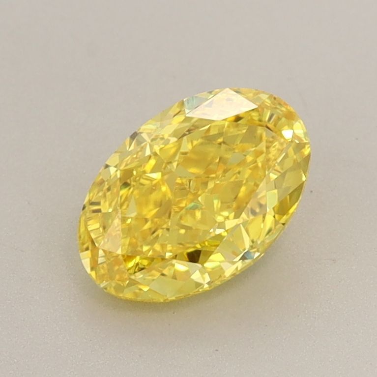 1.04 CT Fancy Vivid Yellow OVAL