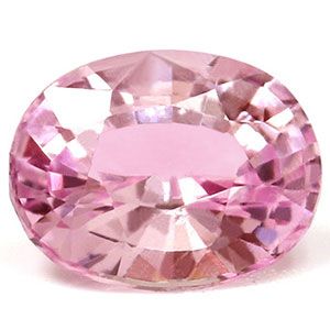 Szafir 1,09 ct, różowy, szlif owalny
